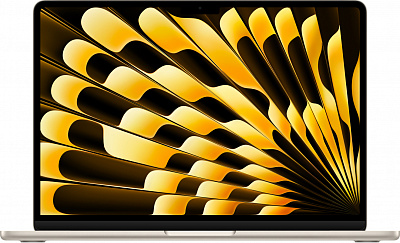 Ноутбук Apple MacBook Air 15" (M5, 2026) 16 ГБ, 1 ТБ SSD, сияющая звезда